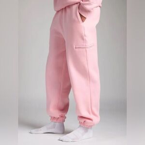 NWOT Comfrt Pink Joggers Size S